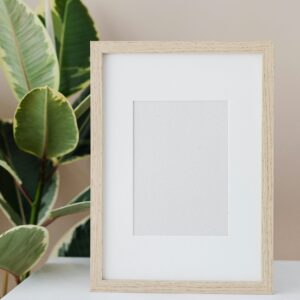 Wooden photo frame for trial